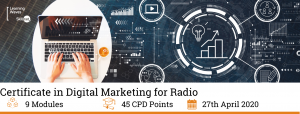 Certificate in Digital Marketing for Radio(Online) - Module 2 Digital Strategy for Radio