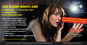 Learning Waves launches 360 Broadcast Bootcamp Course for 2021