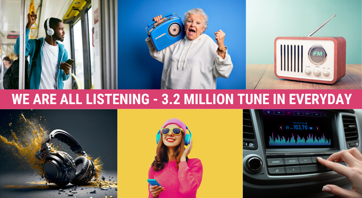 Radio audiences growing as impressive 3.2 million tune in everyday